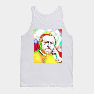 Hippolyte Taine Colourful  Portrait | Hippolyte Taine Artwork 11 Tank Top